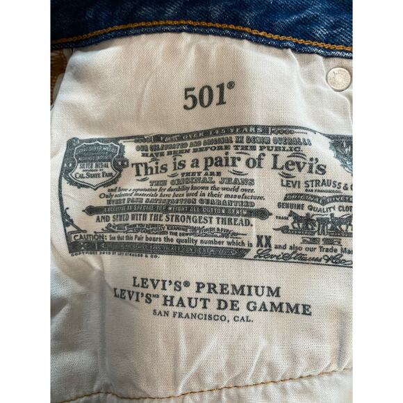 NWT LEVI'S JEANS BLUE - Picture 7 of 14